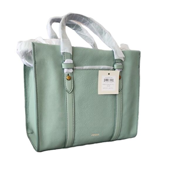 Fossil Kingston Satchel Sage Green - Picture 5 of 11